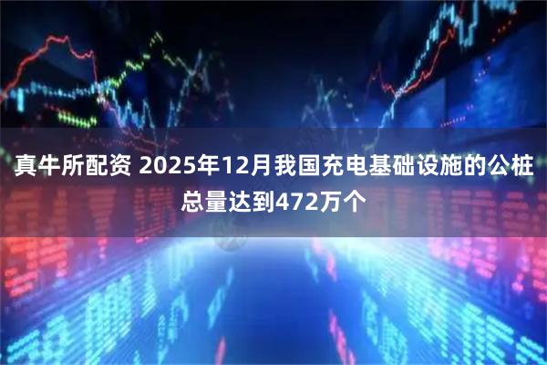 真牛所配资 2025年12月我国充电基础设施的公桩总量达到472万个